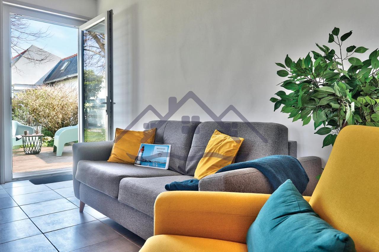 Villa Localise - M33B - Kerbraz, Maison En Duplex Avec Jardin Clos Au Guilvinec - Tout A Pied, Plages, Port, Centre, Commerces, Marche - Wif Inclus - Linge De Lit Inclus Extérieur photo